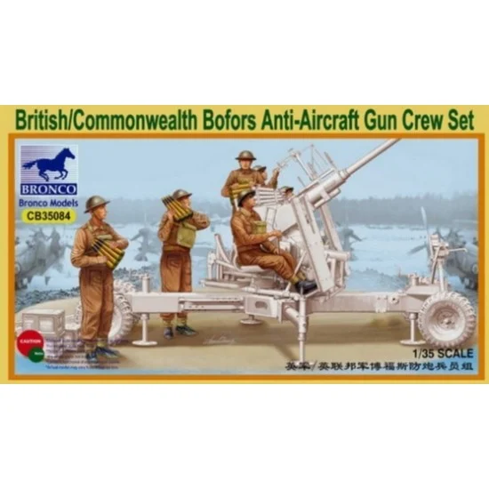 Bronco CB35084 1/35 British/Commonwealth Bofors Anti-Aircraft Gun Crew Set