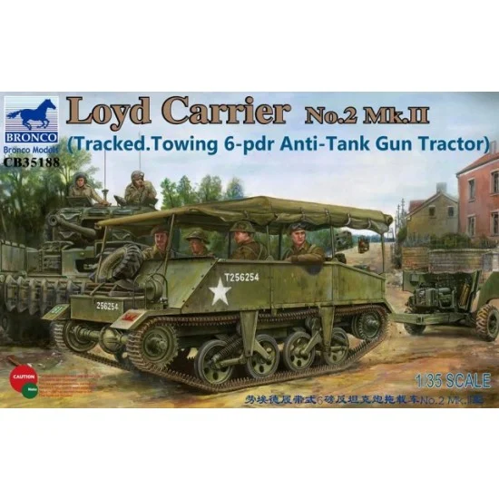 Bronco CB35188 1/35 Loyd Carrier 6-pdr Anti-Tank Gun Tractor No.2 Mk.II