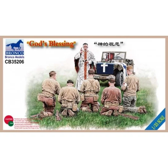 Bronco CB35206 1/35 "God's Blessing" (6 Figures) - Model Figures