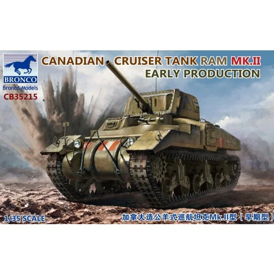 Bronco CB35215 1/35 Canadian Cruiser Tank Ram MK.II Early Production - Military Vehicles & Tanks