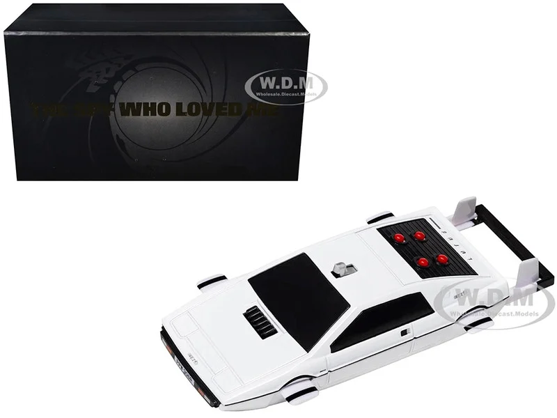 Lotus Esprit S1 Submarine White James Bond 007 "The Spy Who Loved Me" (1977) Movie Diecast Model Car by Corgi - Movie/TV Series Models