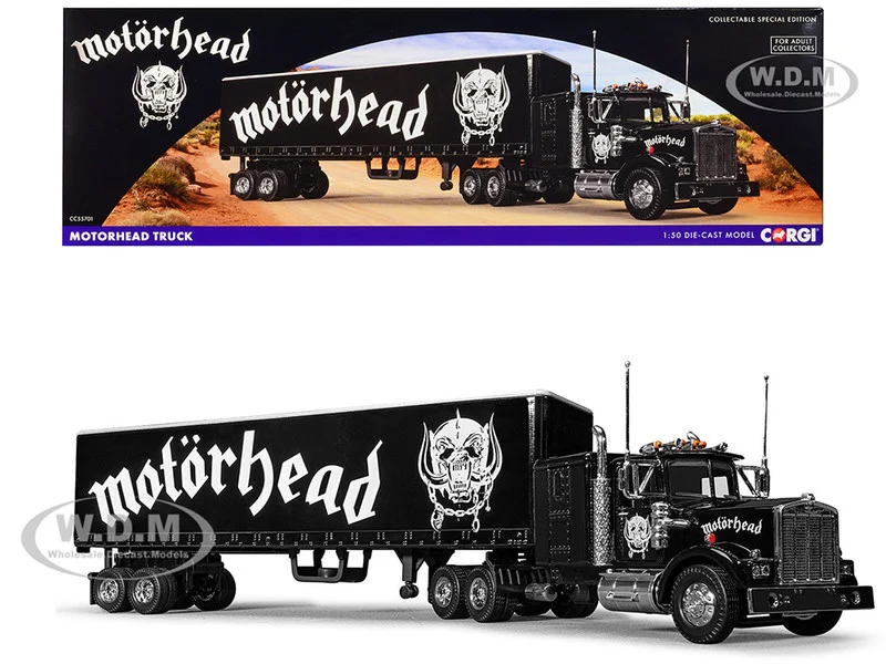 "Motorhead" Transport Truck Black 1/50 Diecast Model by Corgi - Other
