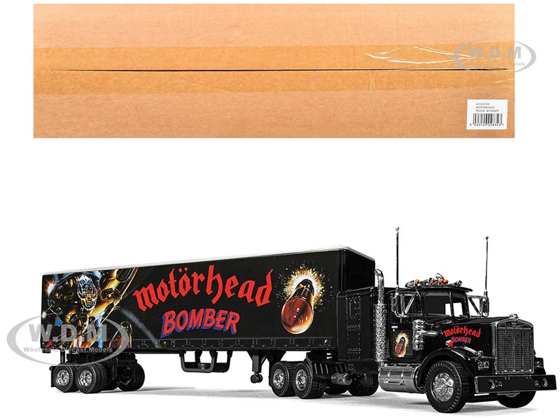 "Motorhead Bomber" Transport Truck Black 1/50 Diecast Model by Corgi - Other