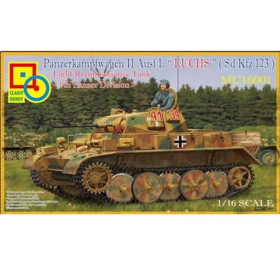 Classy Hobby 16001 1/16 Panzerkampfwagen II Ausf L - Military Vehicles & Tanks