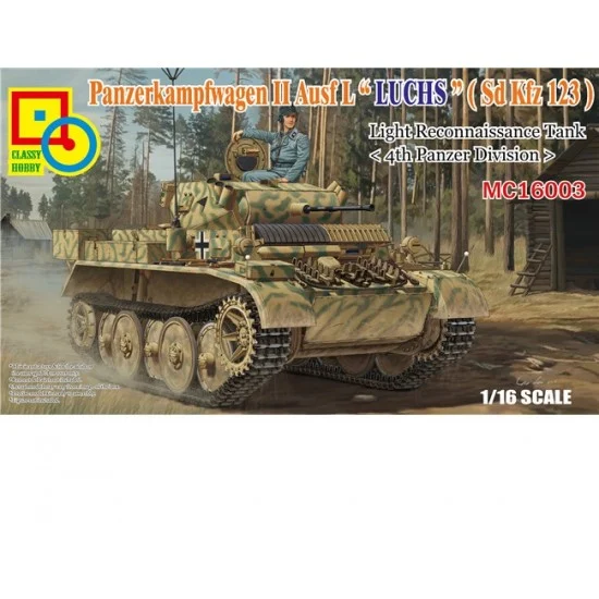 Classy Hobby 16003 1/16 Panzerkampfwagen II Ausf L - Military Vehicles & Tanks