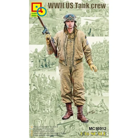 Classy Hobby 16012 1/16 WWII US Tank Crew - Model Figures