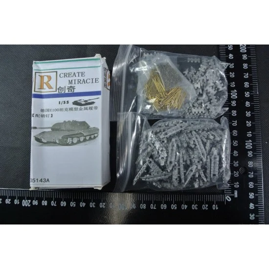 R Model 35143A 1/35 German Panzerkampfwagen E-100 Metal Tracks w/Pins