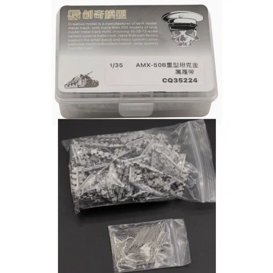 R Model 35224 1/35 French AMX-50B Tank Metal Tracks