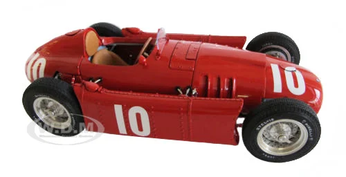 1954-1955 Lancia D50 1955 GP Pau #10 Eugenio Castellotti Limited Edition to 1000 pieces Worldwide 1/18 Diecast Model Car by CMC