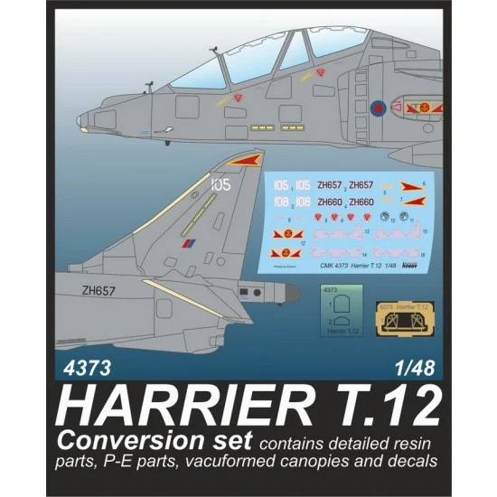 CMK 4373 1/48 Modern British Harrier T.Mk.12 Conversion set - Model Planes