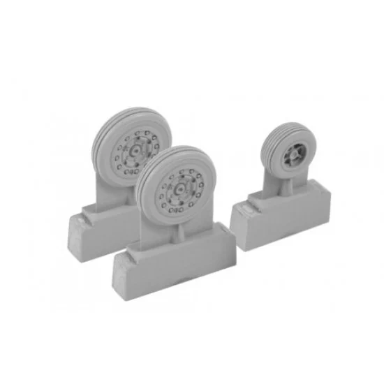 CMK 4392 1/48 Hawker Hunter F.6 Wheels for Airfix kit - Model Planes