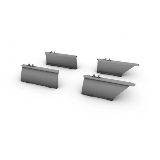 CMK 4412 1/48 WWII / Post War British DH.82 Tiger Moth Cockpit Entry Hatches (4pcs, open) - Model Planes