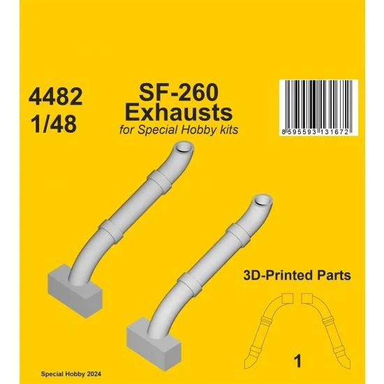 CMK 4482 1/48 Modern SF-260 Exhausts for Special Hobby kits
