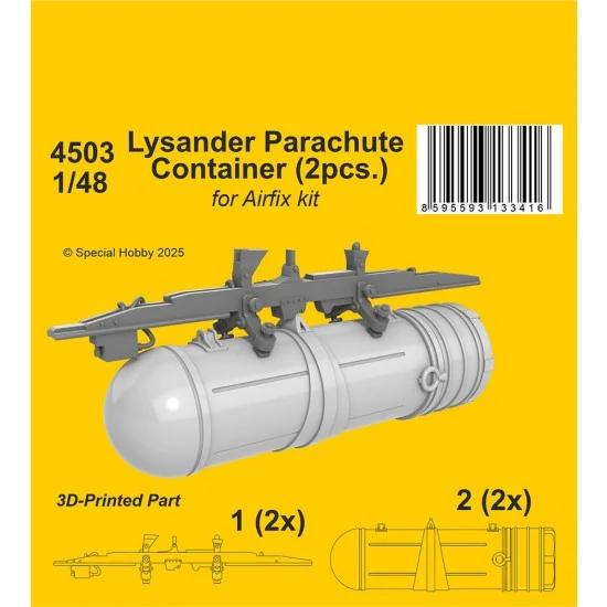 CMK 4503 1/48 Lysander Parachute Container for Airfix kit - Model Planes