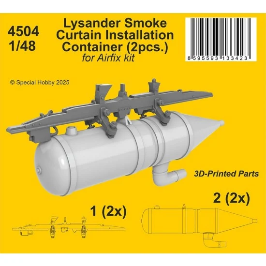 CMK 4504 1/48 Lysander Smoke Curtain Installation Container for Airfix kit - Model Planes