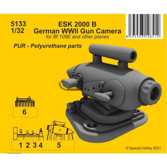 CMK 5133 1/32 WWII German ESK 2000 B Gun Camera - Model Planes