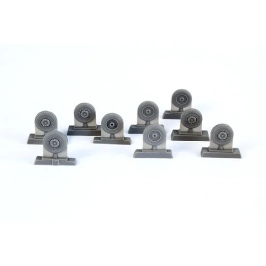 CMK B72100 1/72 Meillerwagen V-2 Transporter - Wheels Set for Special Armour kit