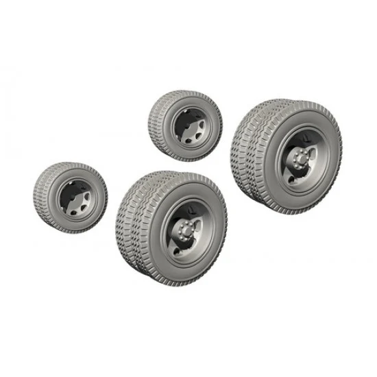 CMK B72102 1/72 Biber Trailer Wheels for Special Armour kit - Military Vehicles & Tanks