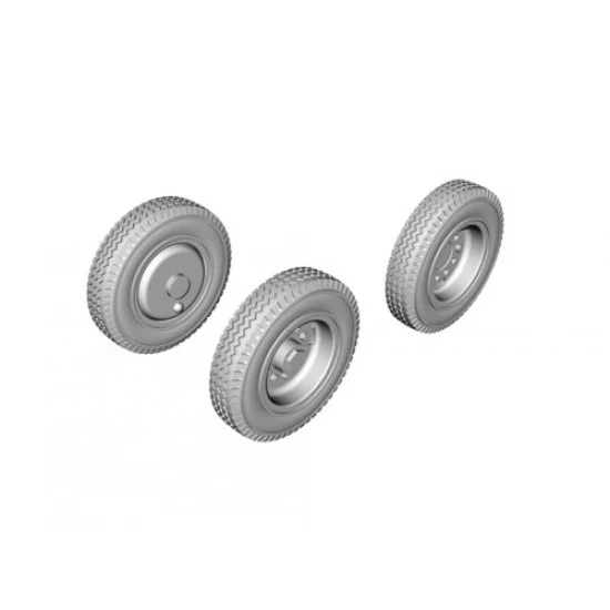 CMK B72104 1/72 German Tank Trailer SdAn 115 Wheels for Special Armour kits - Military Vehicles & Tanks