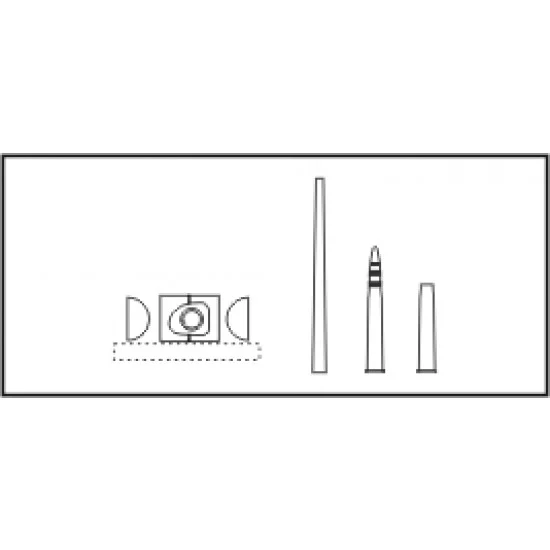 CMK BE72002 1/72 IS-1/IS-85 (barrel D/5T 85mm) for PST
