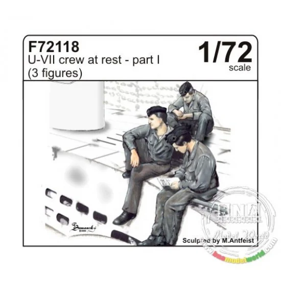 CMK F72118 1/72 German U-VII Crew At Rest Part I (3 Figures)