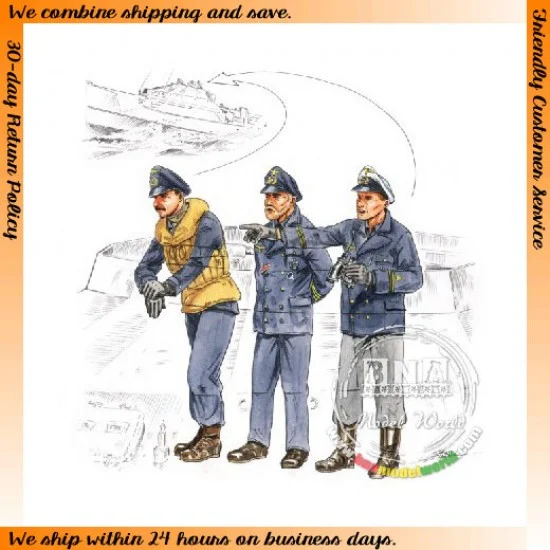 CMK F72158 1/72 German Flying S-100 Schnellboot Bridge Crew