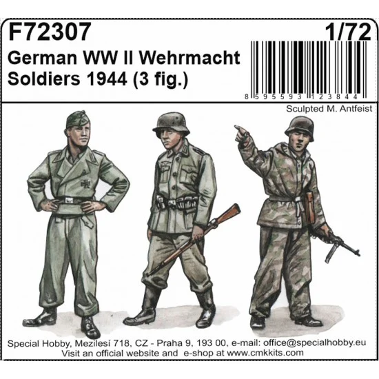CMK F72307 1/72 WWII German Wermacht Soldiers 1944 - Model Figures