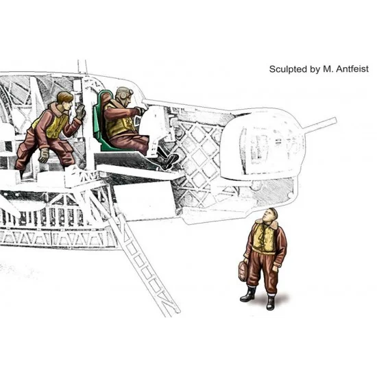 CMK F72353 1/72 Wellington Crew Pre-flight Check