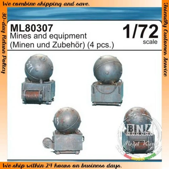 CMK ML80307 1/72 German Mines and Equipment - Scenics & Diorama