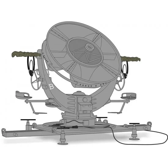 CMK MV118 1/72 Ringtrichter Richtungshorer Horchgerat (RRH) WWII German Acoustic Monitoring Device - Military Vehicles & Tanks
