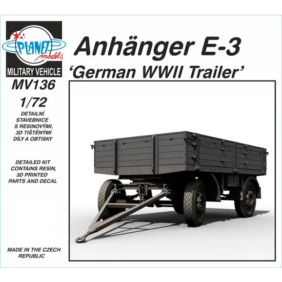 CMK MV136 1/72 WWII German Trailer E-3