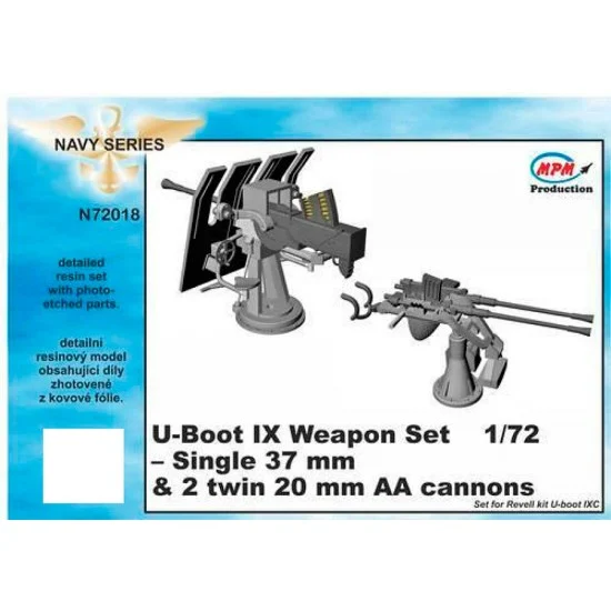 CMK N72018 1/72 U-Boot IX Weapon Set for Revell
