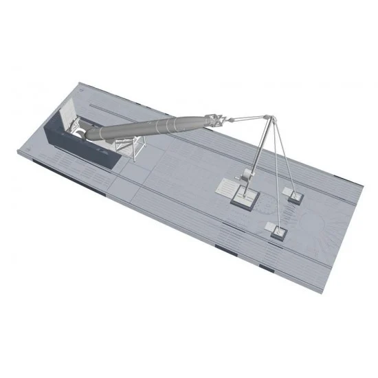 CMK N72019 1/72 U-Boot IX Bow Torpedo with Loading Winch and Cart, for Revell kit
