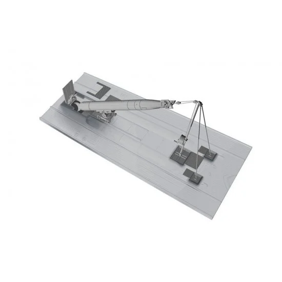 CMK N72029 1/72 U-Boot IX Stern Torpedo with Loading Winch and Cart, for Revell kit