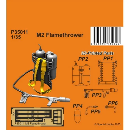 CMK P35011 1/35 M2 Flamethrower - Model Figures