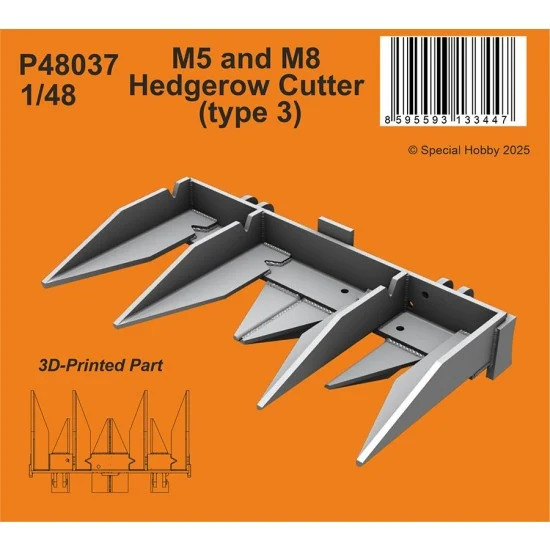 CMK P48037 1/48 M5 and M8 Hedgerow Cutter type 3 - Military Vehicles & Tanks