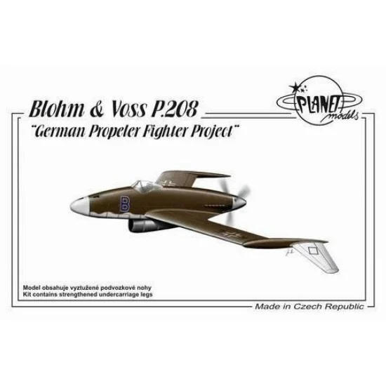 CMK PLT188 1/72 German Blohm Voss P.208 Propeler Fighter Pro Full Resin kit - Model Planes
