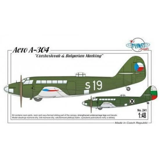 CMK PLT241 1/48 Czechoslovak/Bulgarian Aero A-304 Full Resin kit