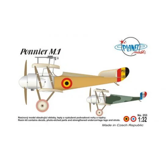 CMK PLT253 1/32 Ponnier M.1 Full resin kit - Model Planes