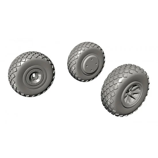 CMK Q72295 1/72 P-40 Wheels Diamond Tread for Special Hobby kits
