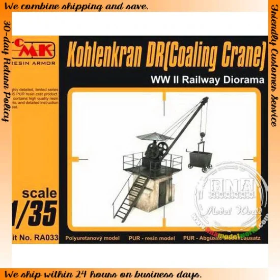CMK RA033 1/35 WWII German Railway Diorama - Kohlenkran DR (Coaling Crane)