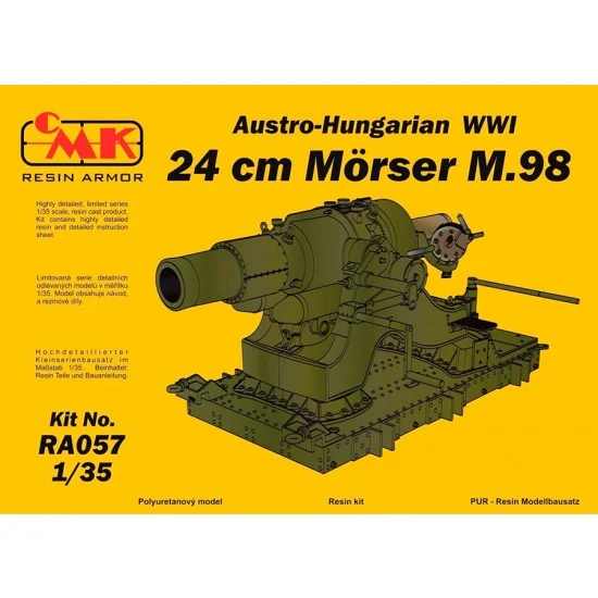 CMK RA057 1/35 WWI Austro-Hungarian 24 cm Morser M.98