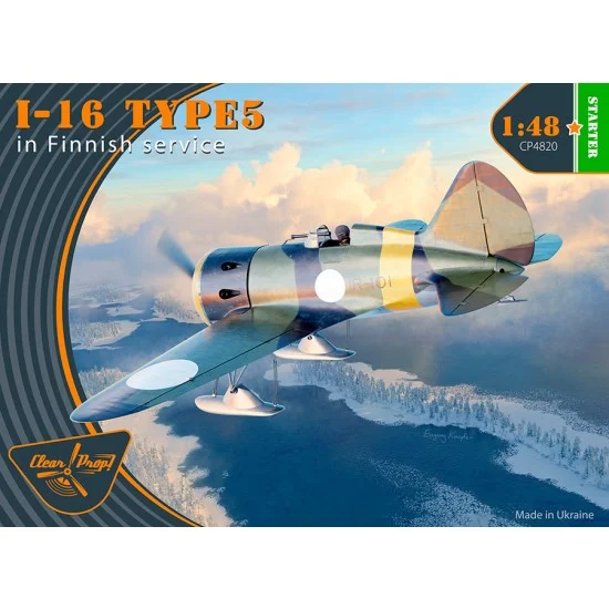 Clear Prop 4820 1/48 Polikarpov I-16 Type 5 in Finnish Service [Starter kit]