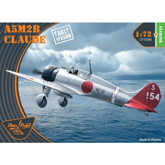 Clear Prop 72006 1/72 A5M2b Claude (early version) [Starter kit] - Model Planes