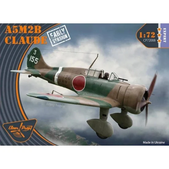 Clear Prop 72008 1/72 Mitsubishi A5M2B Claude Early Version Carrier-based Fighter