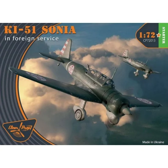 Clear Prop 72013 1/72 Mitsubishi Ki-51 Sonia "in Foreign service"