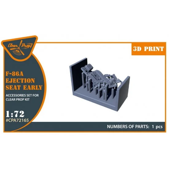 Clear Prop A72165 1/72 F-86A Ejection Seat Early for Clear Prop kits
