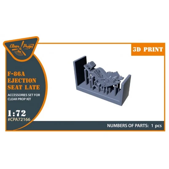 Clear Prop A72166 1/72 F-86A Ejection Seat Late for Clear Prop kits