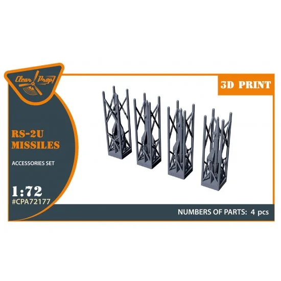 Clear Prop A72177 1/72 RS-2U/US (4pcs) for MiG-19PM/PML, MiG-21PF/PFM, Su-9