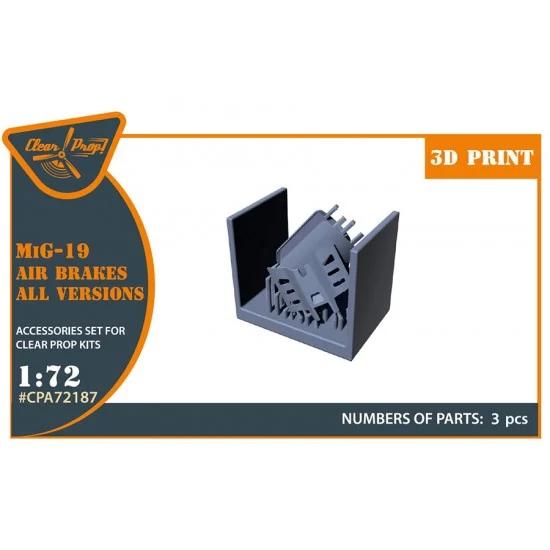Clear Prop A72187 1/72 Mikoyan-Gurevich MiG-19 Air Brakes for Clear Prop kits